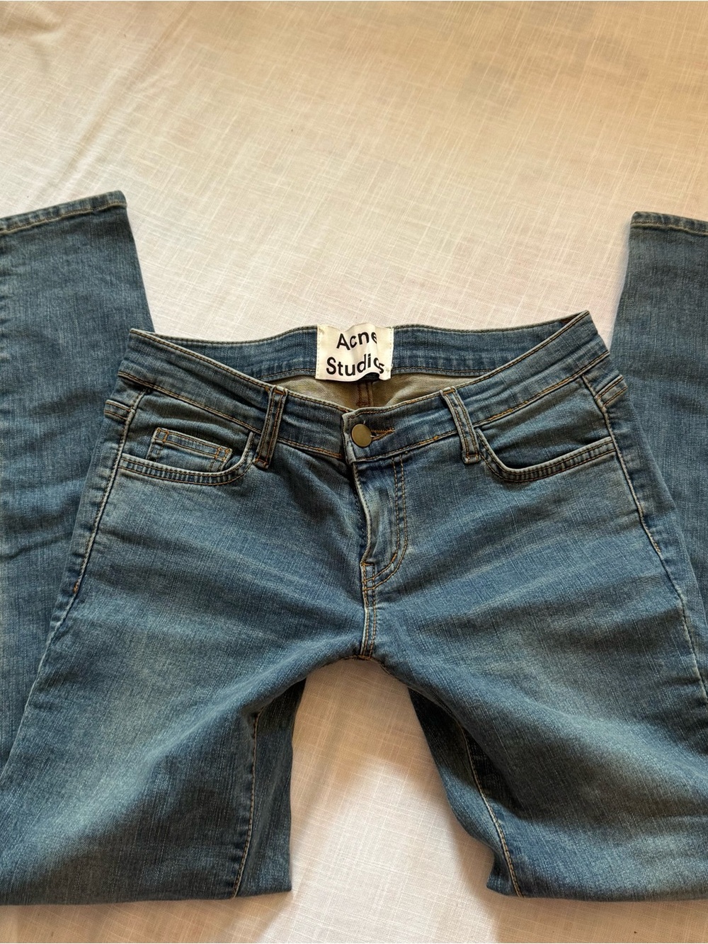Acne Studios low rise Women's medium Blue wash Skinny Jeans
